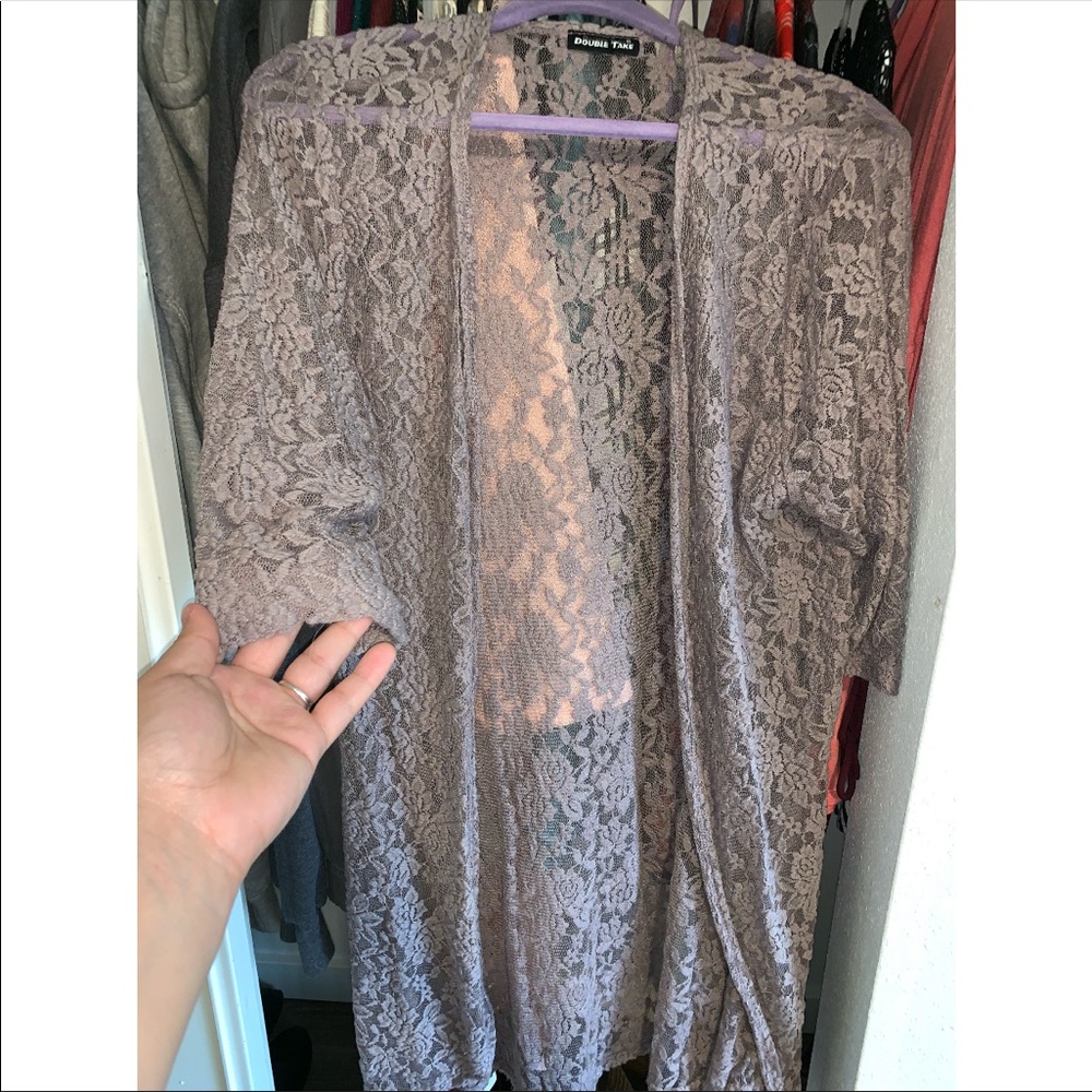 Lavender Floral Duster